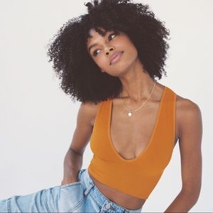 COPY - Urban Haley Seamless Ribbed Plunge Bra Top